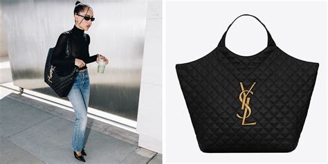 ysl logo tote|ysl tote used.